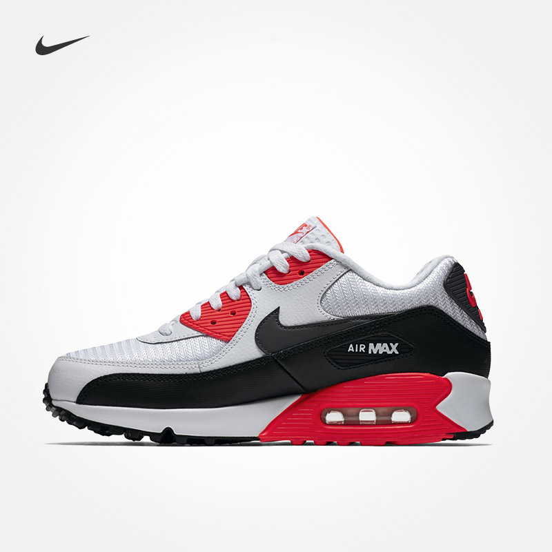 nike男鞋跑步鞋air max90耐克正品气垫运动增高鞋537384